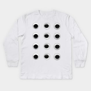 Googly Eyes Kids Long Sleeve T-Shirt